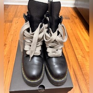 Rick Owen Dr Martin Jumbo Lace 1460 Quad Size US 10 Men’s